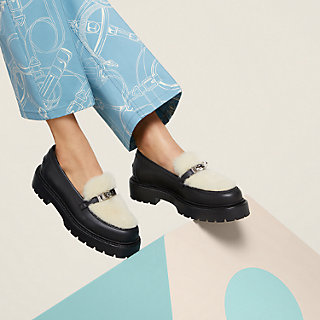 モカシン 《アイコン》 - ブラック | Hermès - エルメス-公式サイト